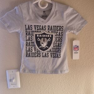 NFL Las Vegas Raiders Kids Gray T-Shirt